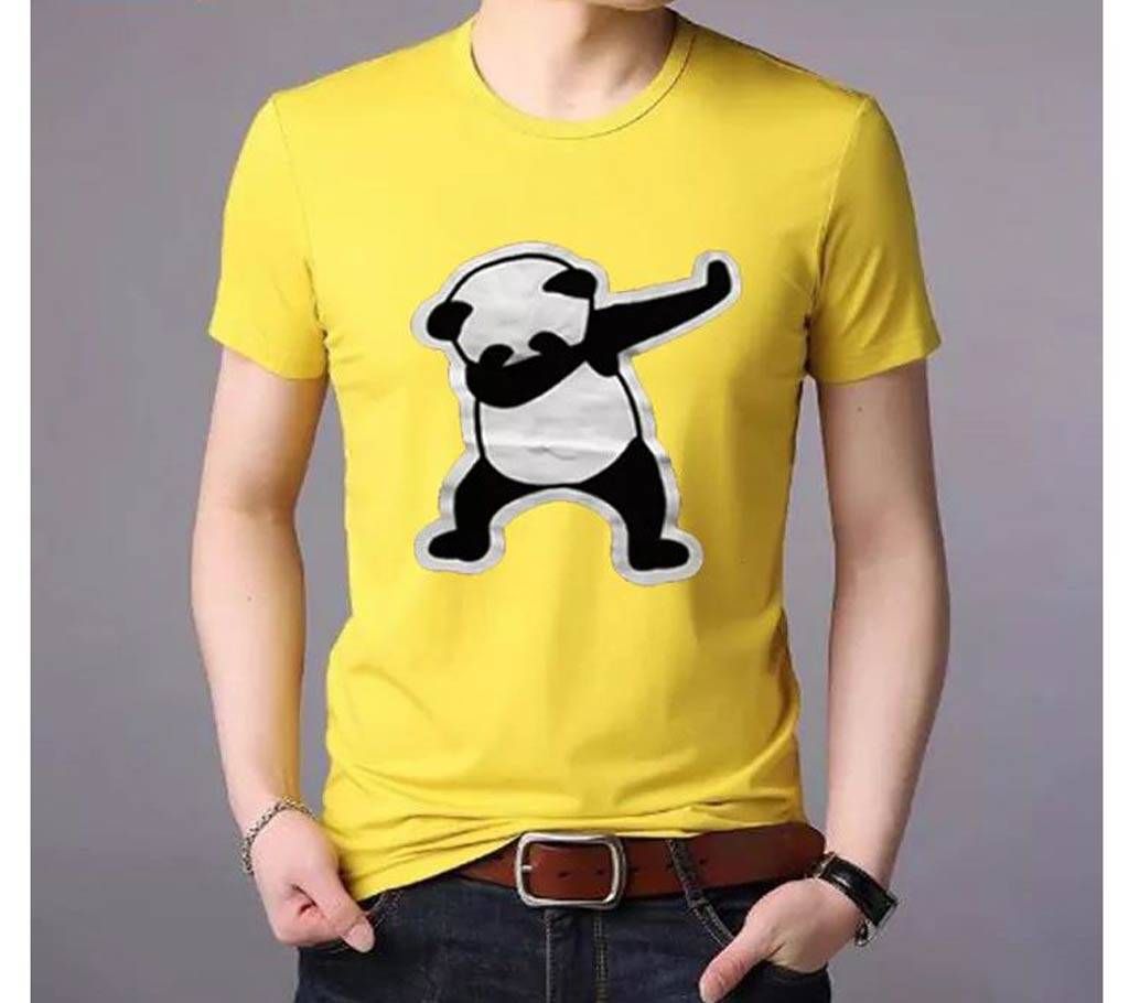 Panda T-Shirt in yellow