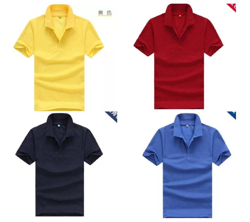 Half Sleeve Cotton T Shirt For Men Combo Offer 4 Piece 