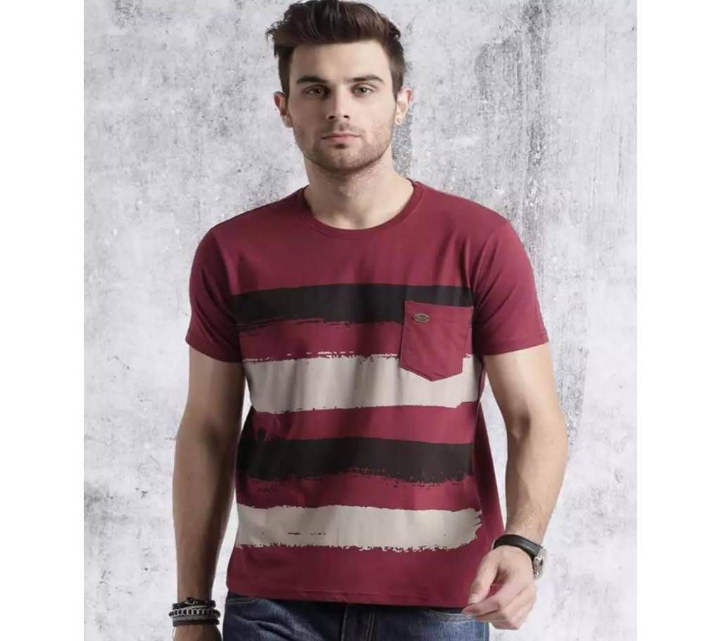Half Sleeved Round Neck T shirt 