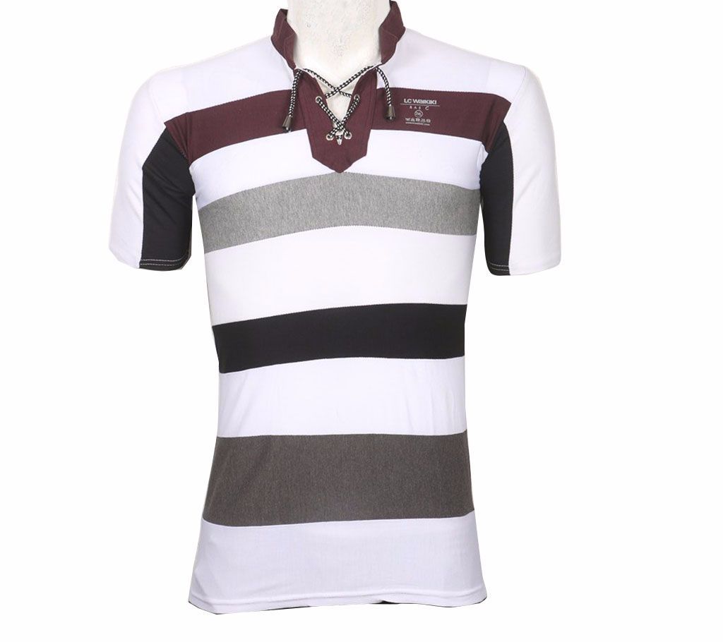 Mens Polo Shirt  Yearn dyed