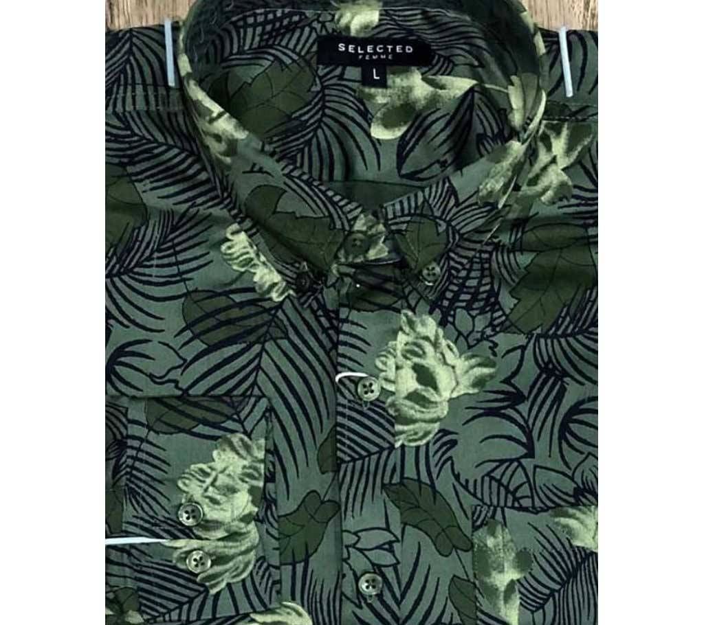 Full Sleeve Cotton Casual Check Shirt for Men-Leaf Arted