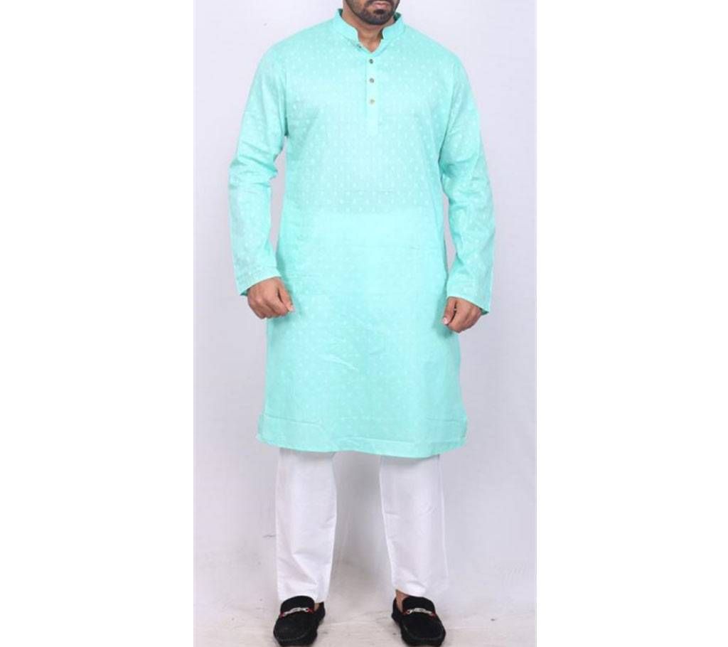 Paste Colored Cotton Punjabi