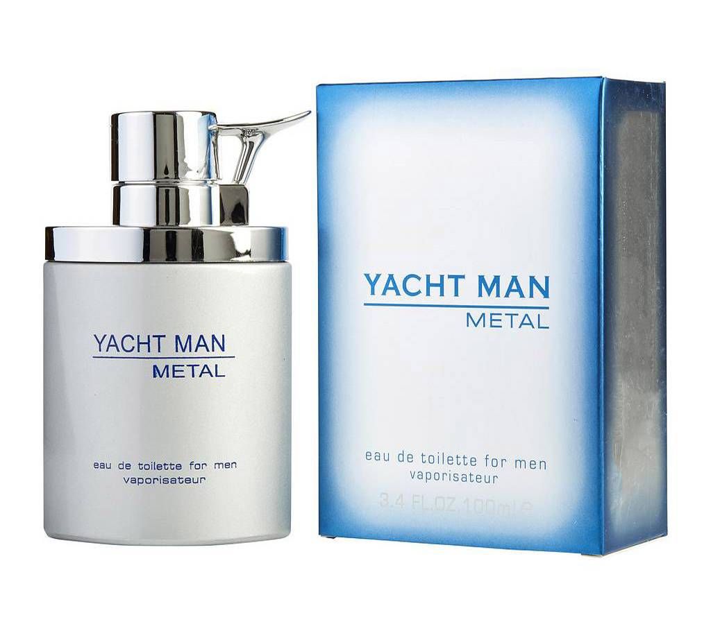 Yacht Metal Eau De Toilette for Men 100ml - France Original 