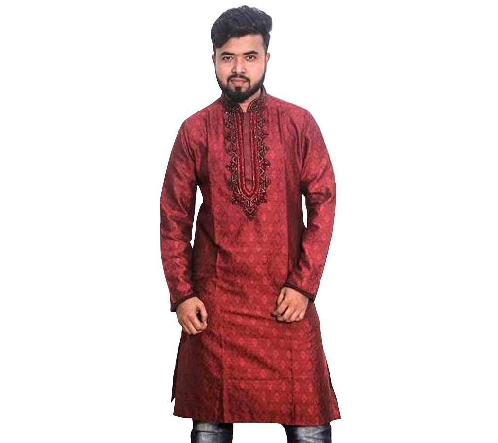 Indian Menz Semi Long Cotton Panjabi