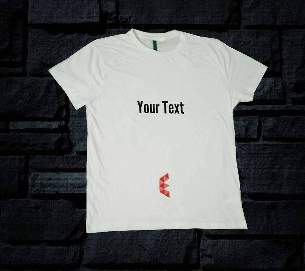 Customize Round Neck Men's T-Shirt