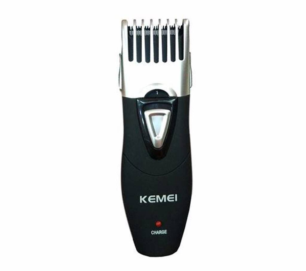 KM-3060 Rechargeable Electric Hair Clipper/Trimmer - Black