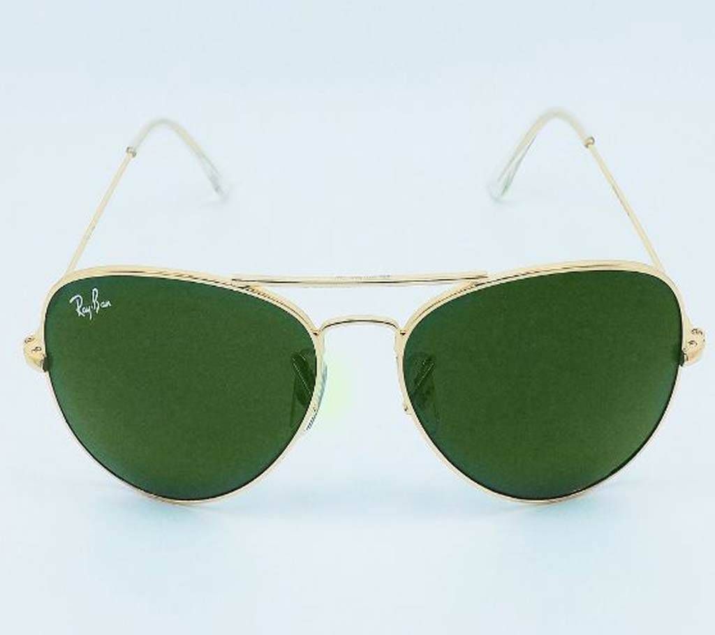 High Grade Green Lens Golden Frame RB Aviator Sunglass for men