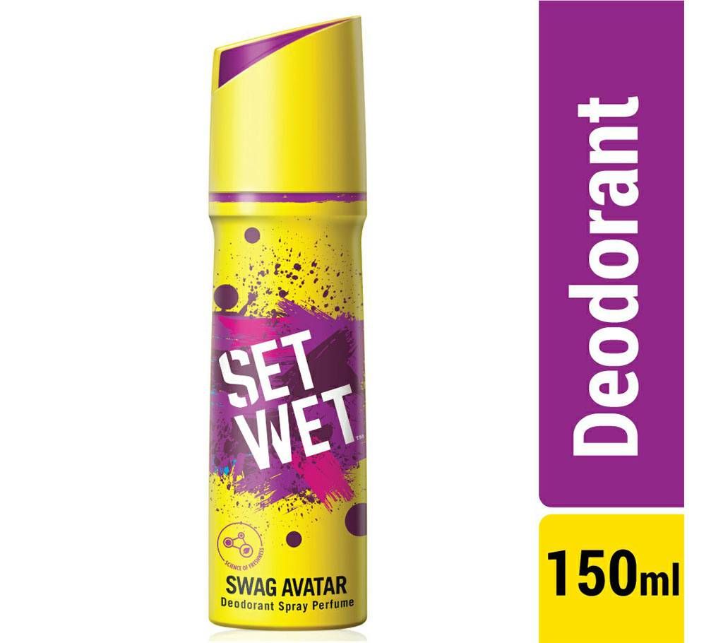 Set Wet Body Spray Deodorant Perfume Swag Avatar - 150ml