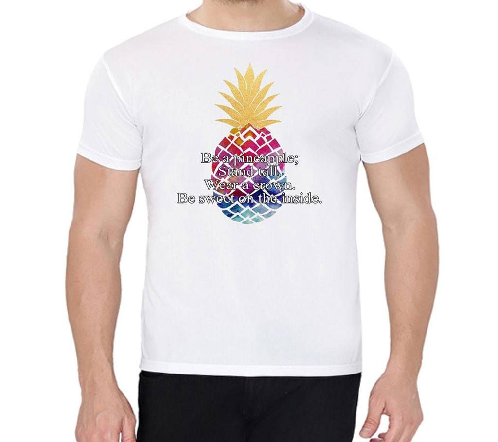 Pineapple - Half Sleeve T-shirt For Men