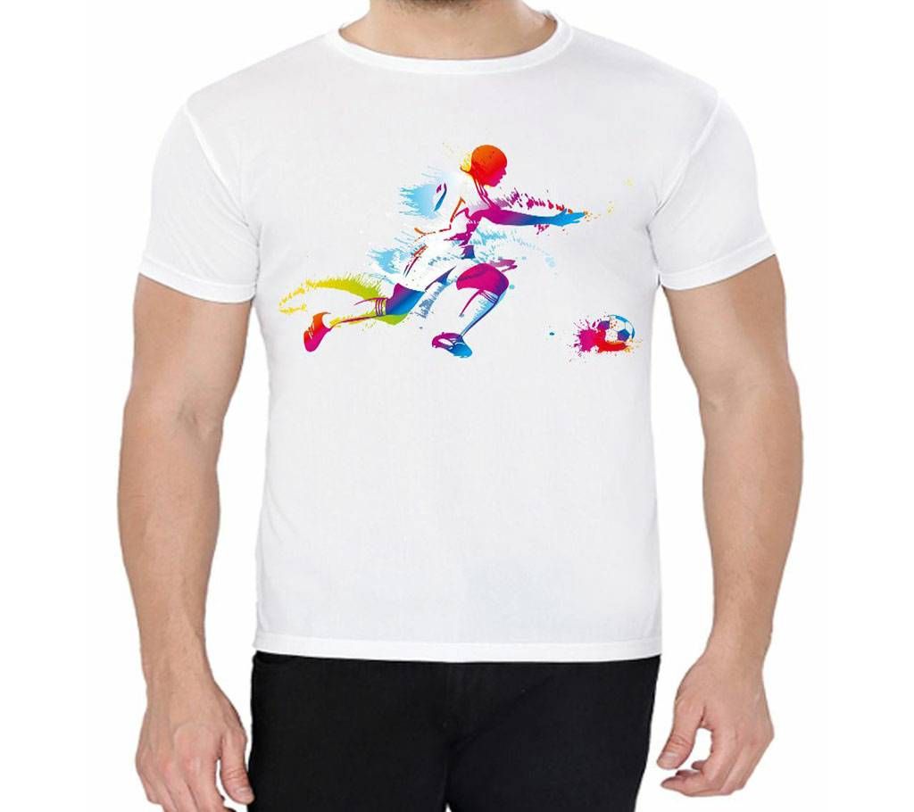 Football Flash - Half Sleeve T-shirt For Men