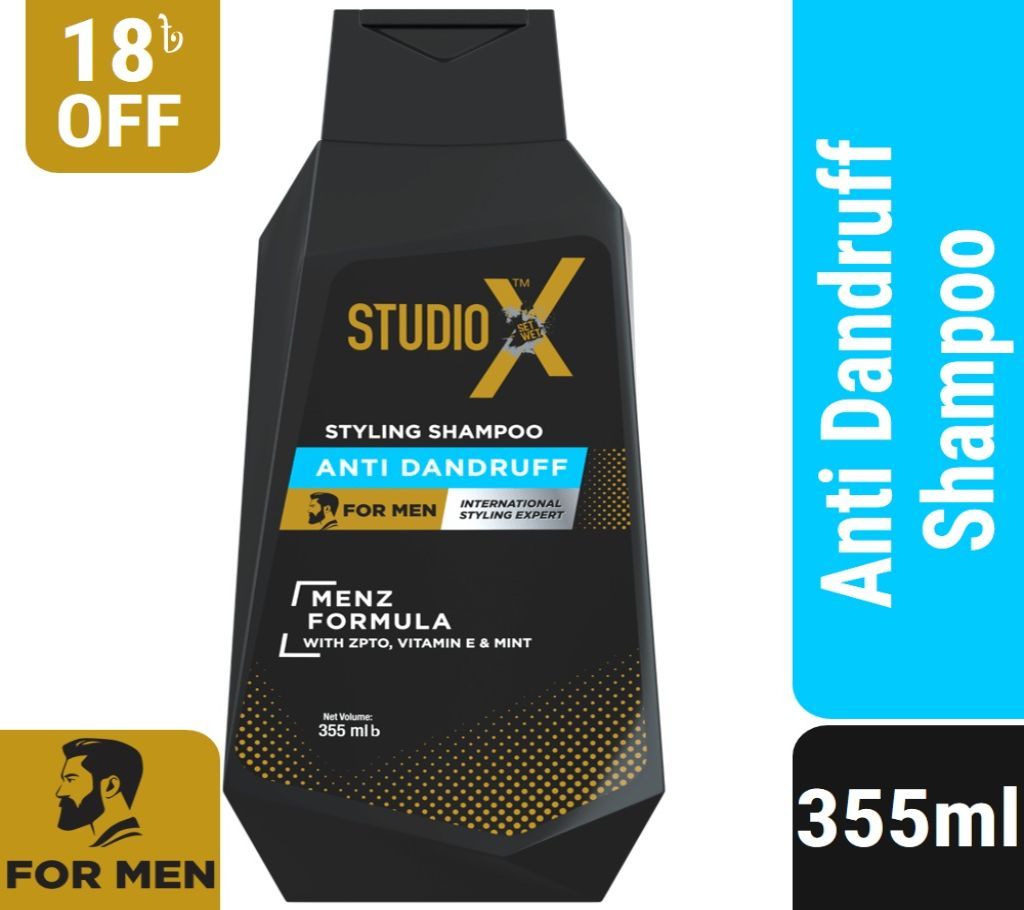Studio X Anti Dandruff Shampoo for Men 355ml