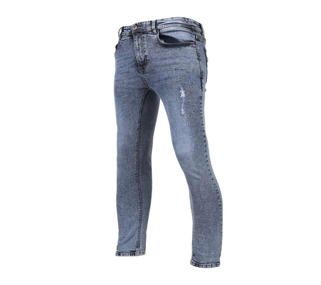 Regular Denim Stretchable Jeans Pants Gray Sky Blue