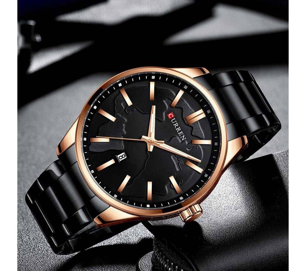 CURREN 8366 WATCH FOR MEN BLACK
