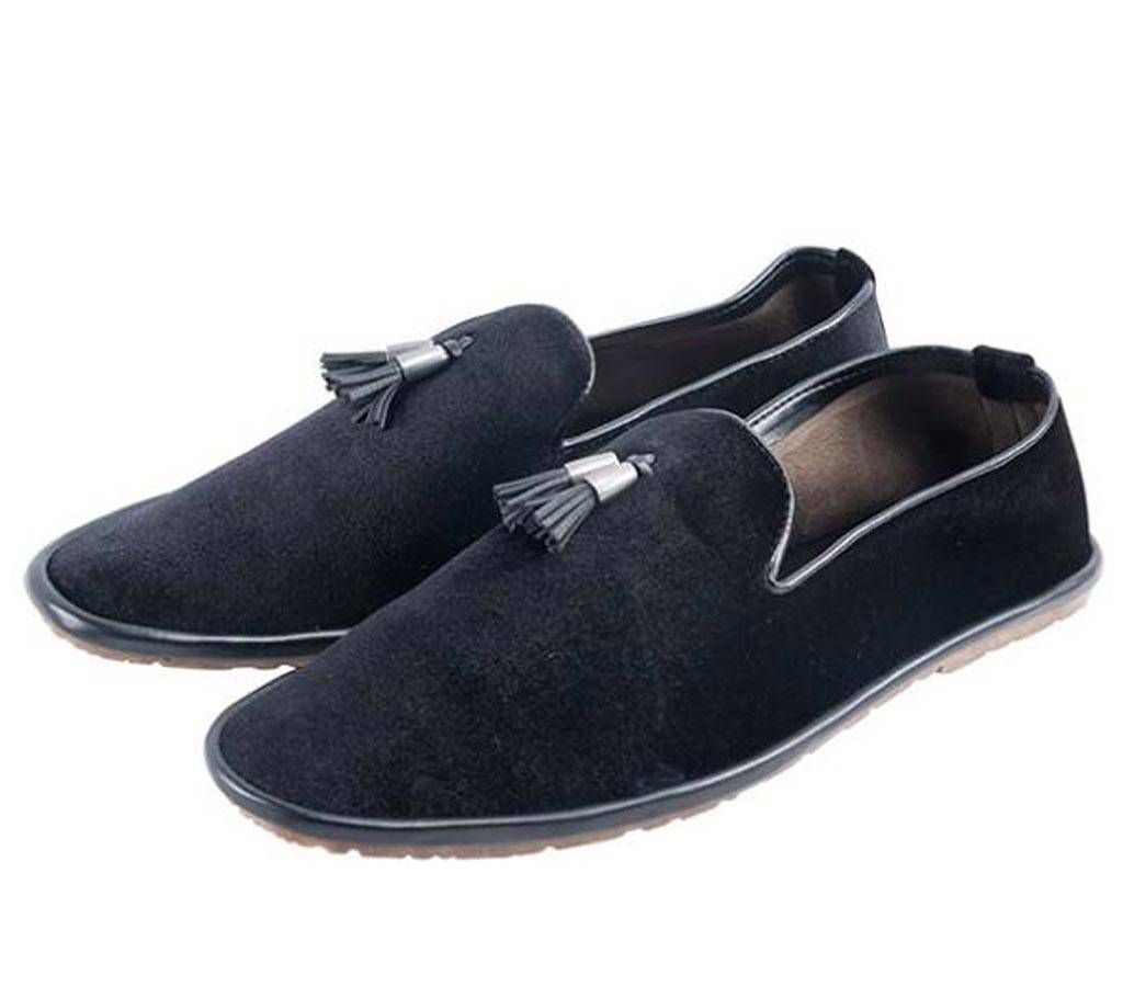 Mens casual velvet shoes