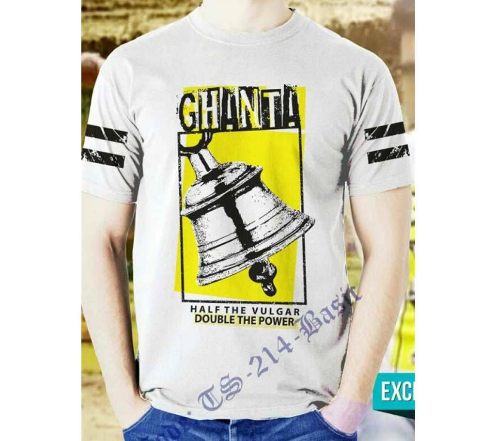 Ghanta Mens Half Sleeve T-Shirt