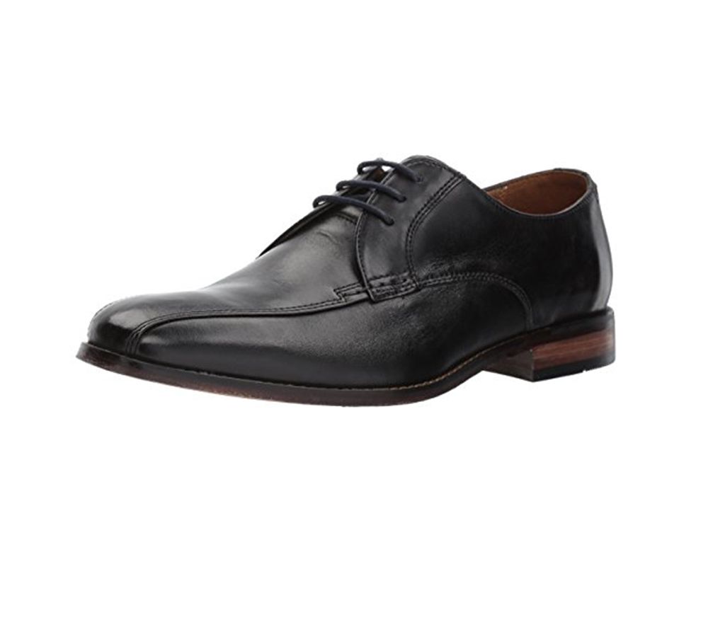 Bostonian Mens Narrate Walk Black Leather Shoe
