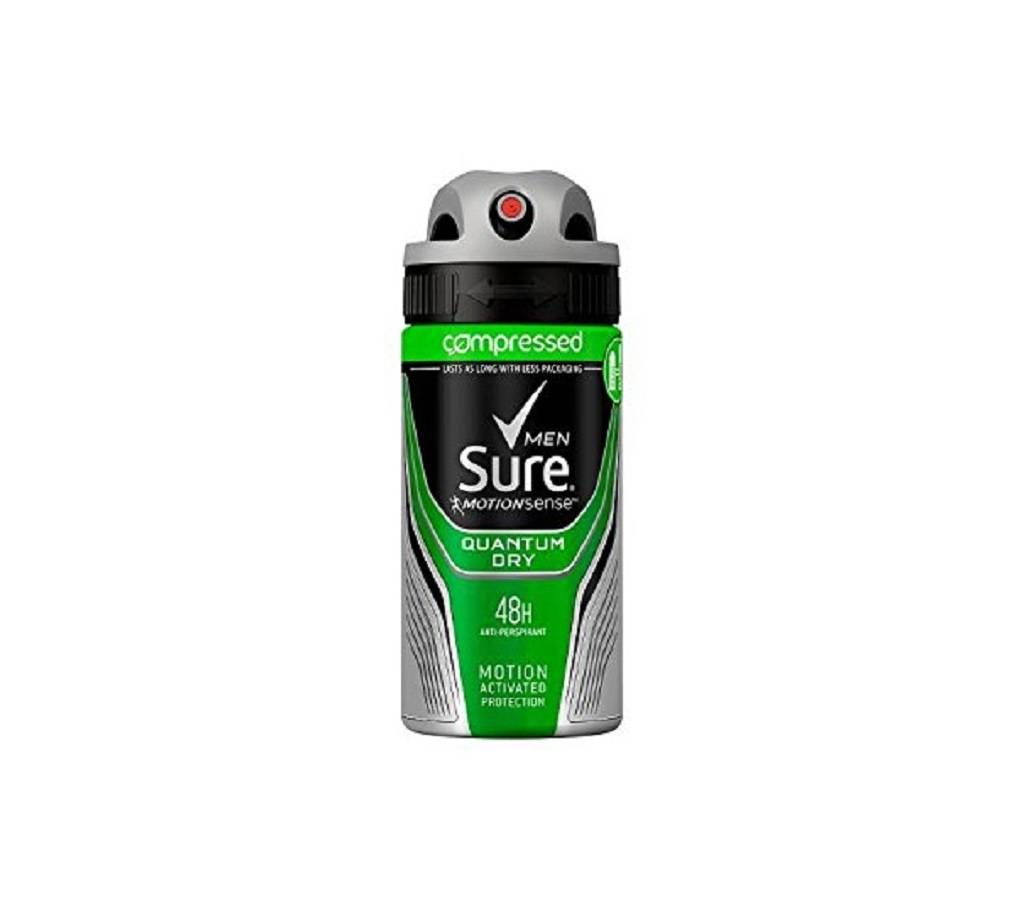SURE MEN QUANTUM DRY body spray UK