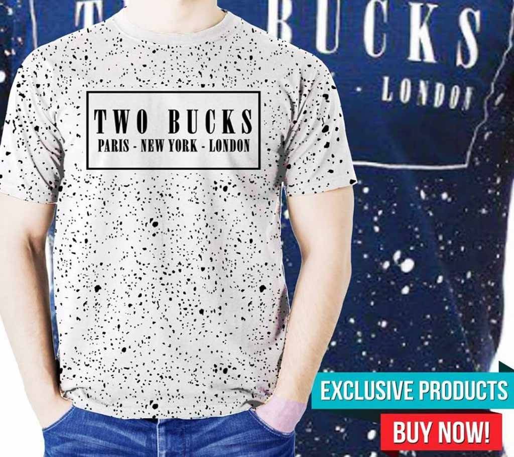 Two Bucks Cotton T-shirt (White)