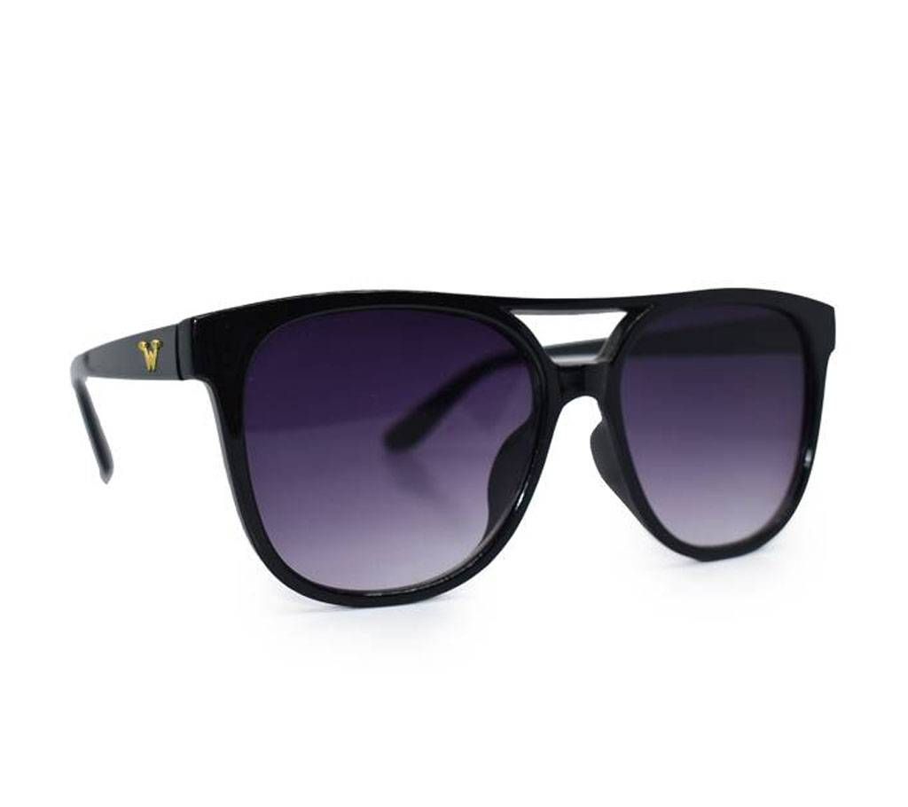 Plastic Frame Black and Violet Shade Sunglasses for Men