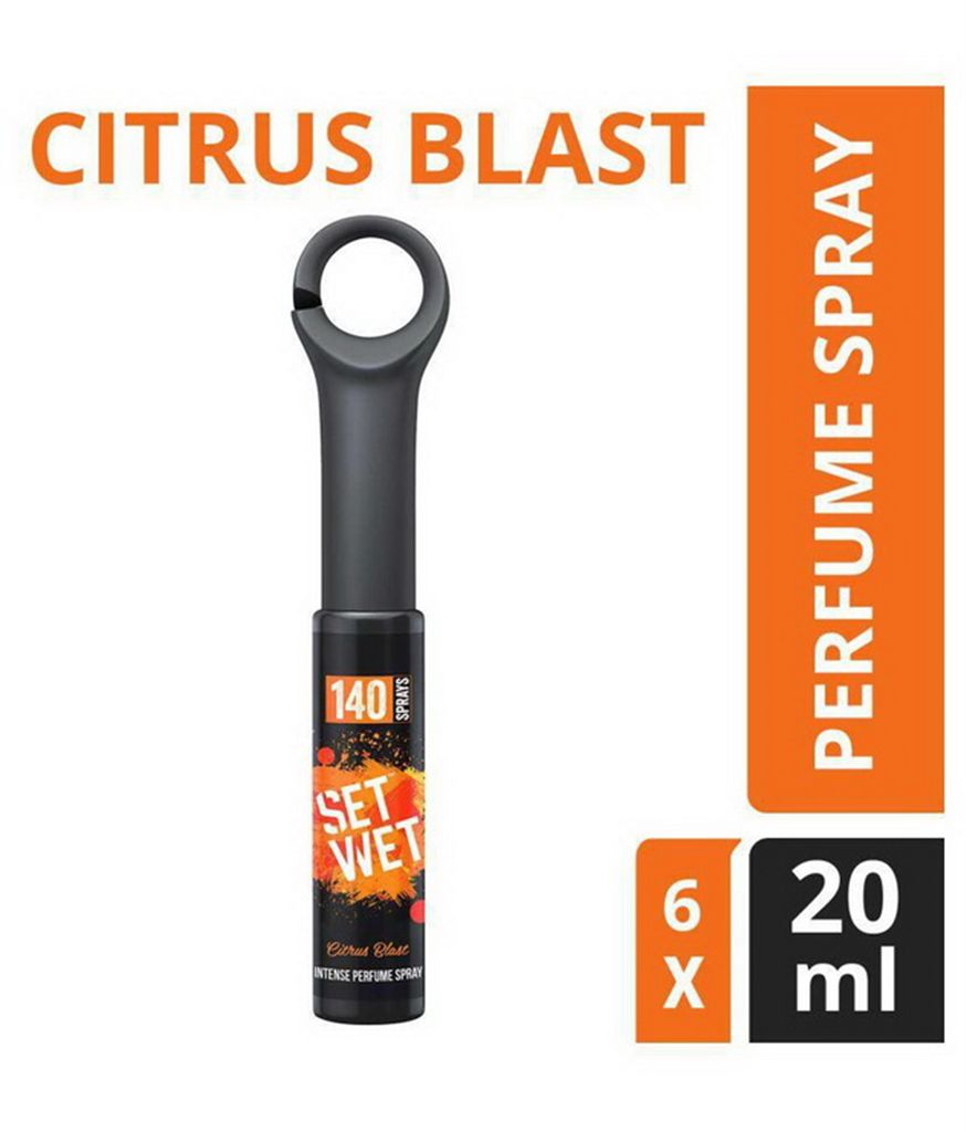 Set Wet Citrus Blast Pocket Perfume Spray- 20 ml (India)