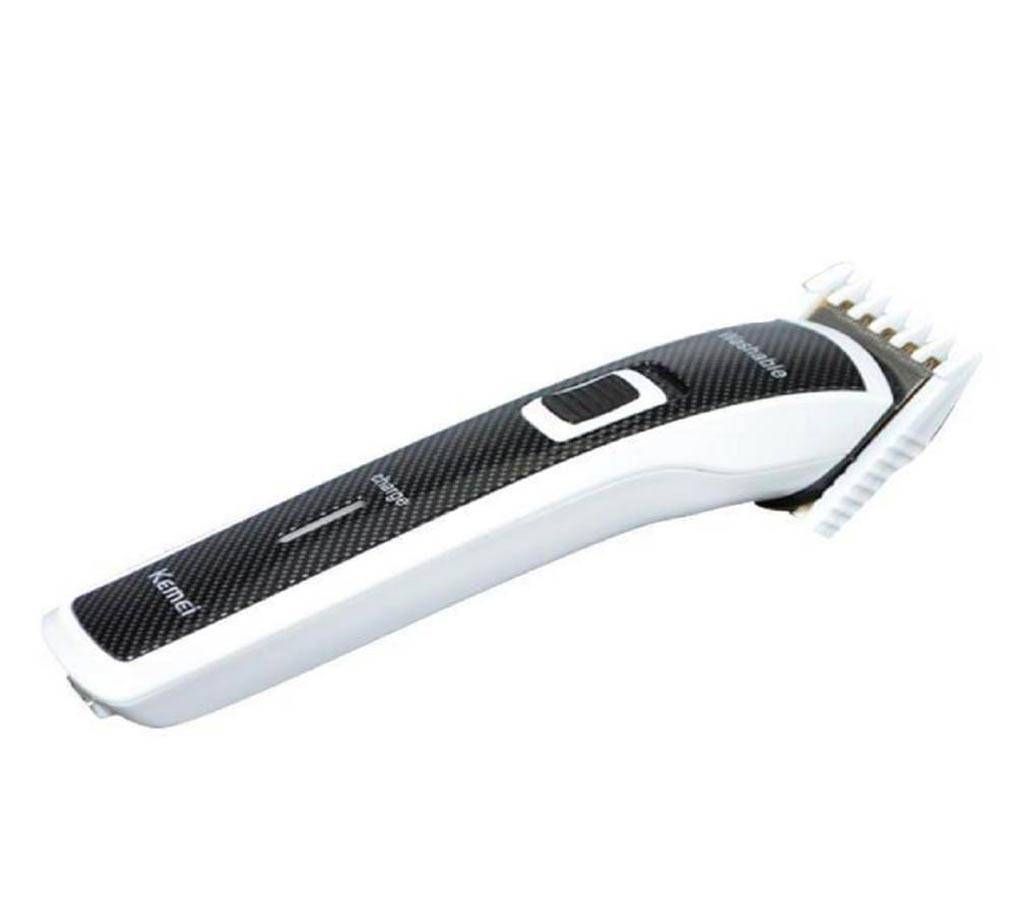 KM-6166 Rechargeable Trimmer - White and Black