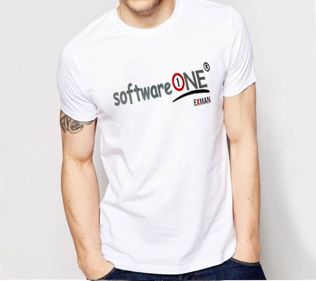 Software one t shirt for men 