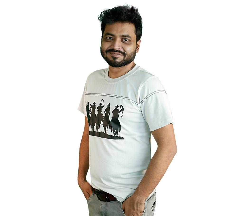 Quite Grey Stitch T-Shirt