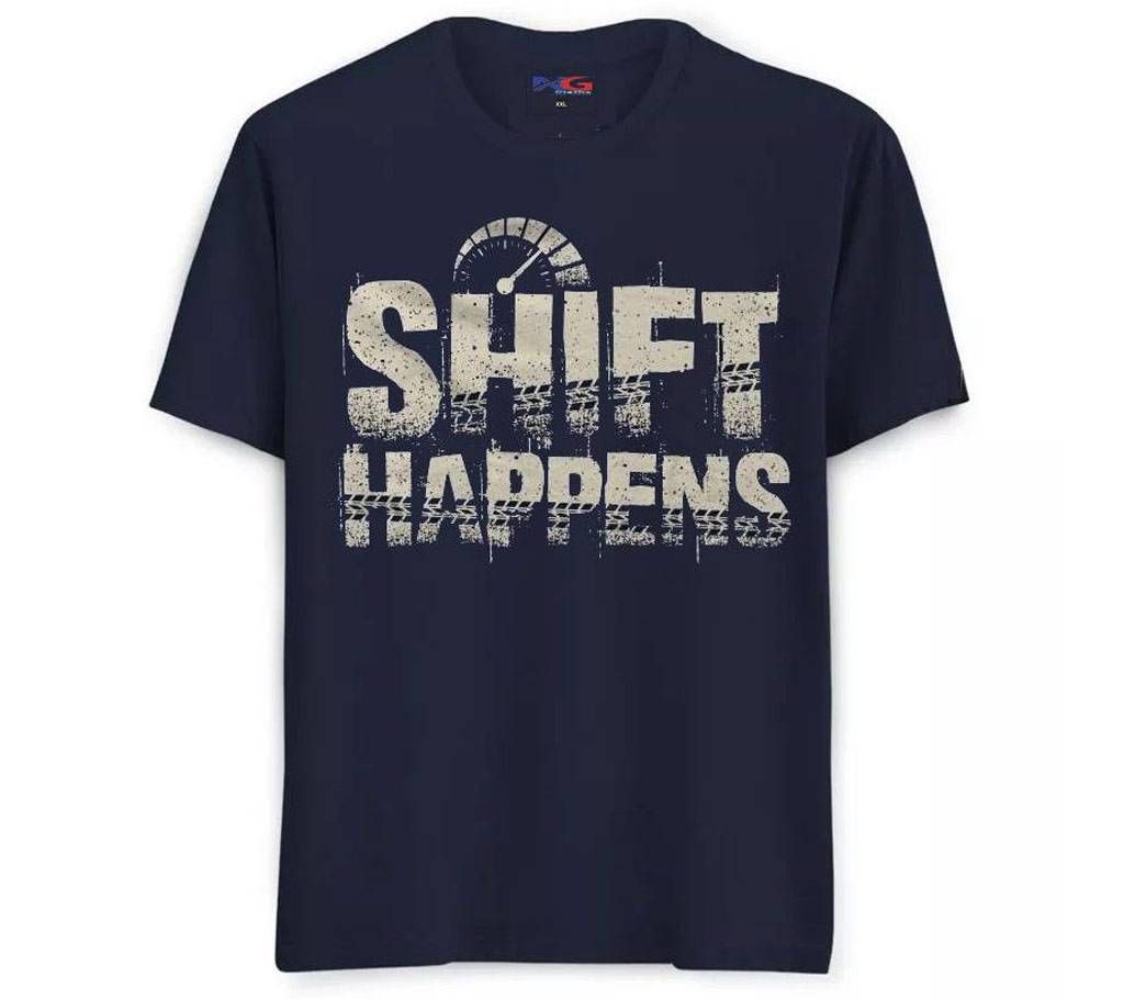 Shift Happens Menz Half Sleeve T-Shirt