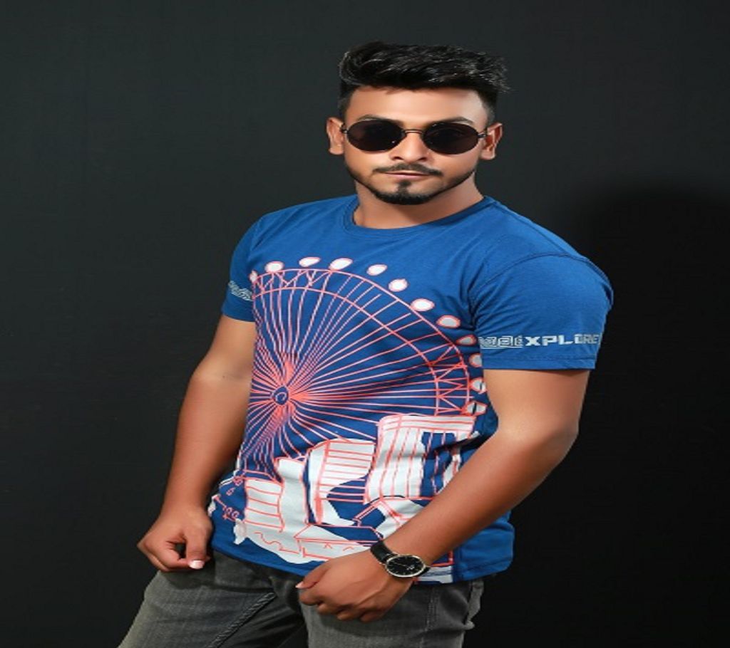 Sufui Print T-Shirt For Man 1004