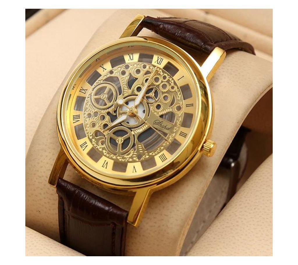 Mens Watch Golden 01