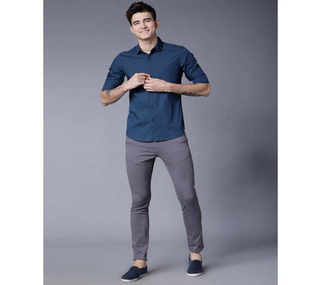 Mens Twill Gabardine Slim Straight High Quality Fabric