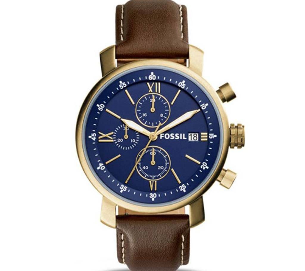 Original  FOSSIL RHETT CHRONOGRAPH BROWN LEATHER WATCH