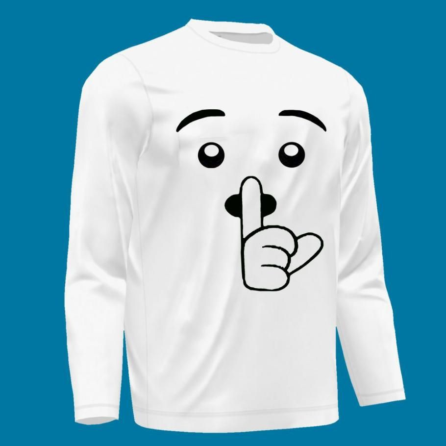 Full Sleeve T Shirt For Men White T1 2ICF