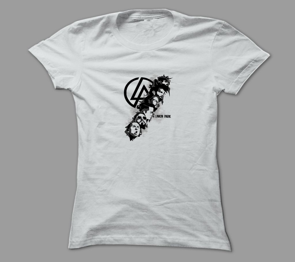 Linkin Park White Polyester T-Shirt