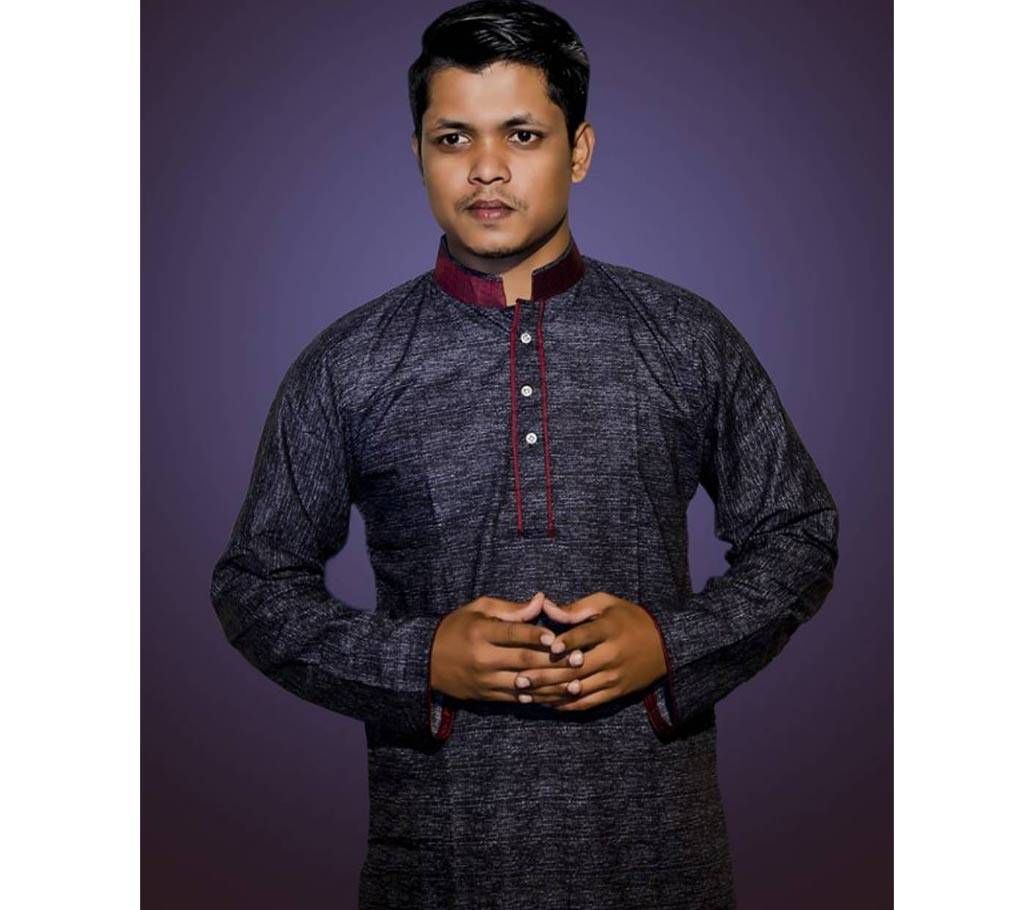 Gents Boishakhi Linen Punjabi