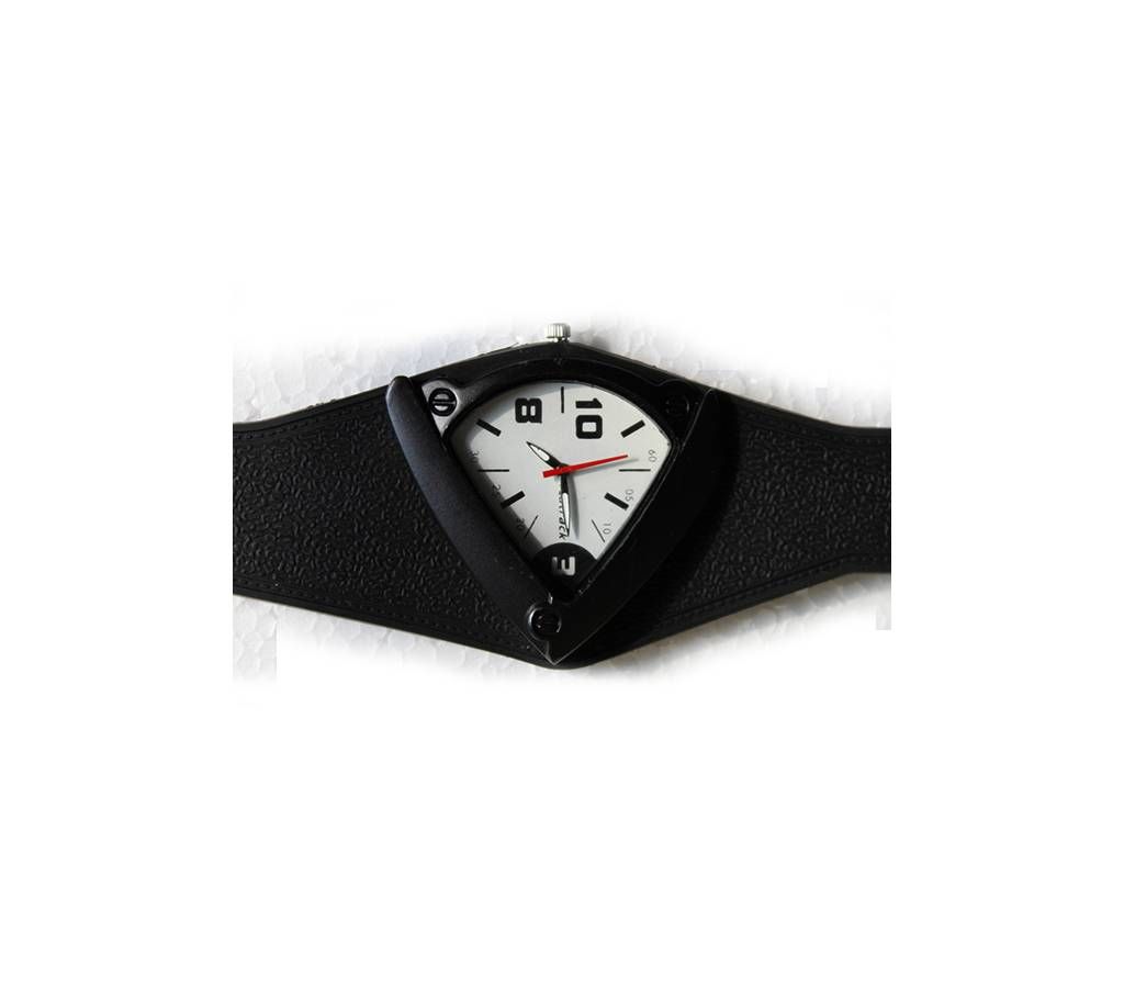 Men's Stylish Black Band Watch-271