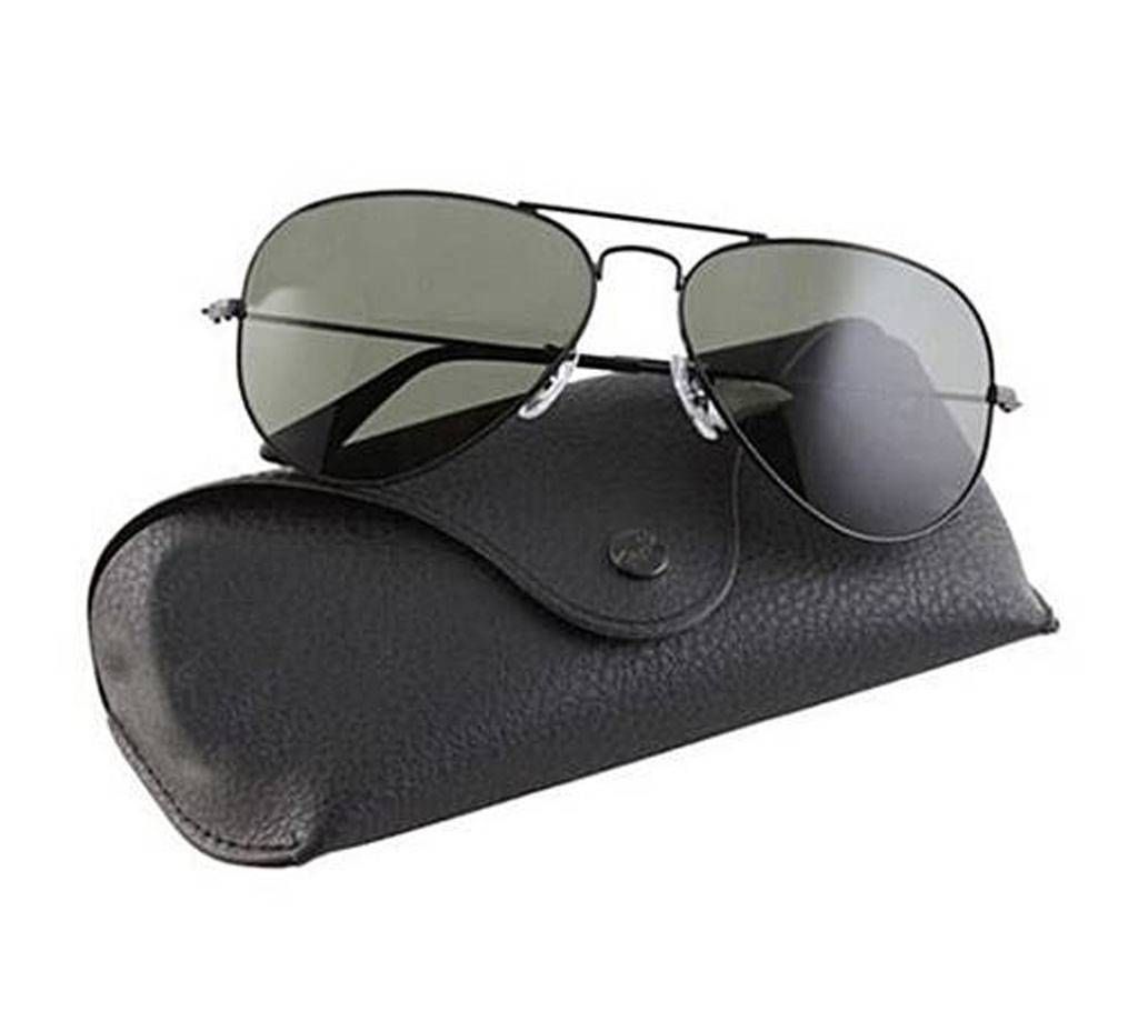 Black Metal Frame Sun-glass For Men