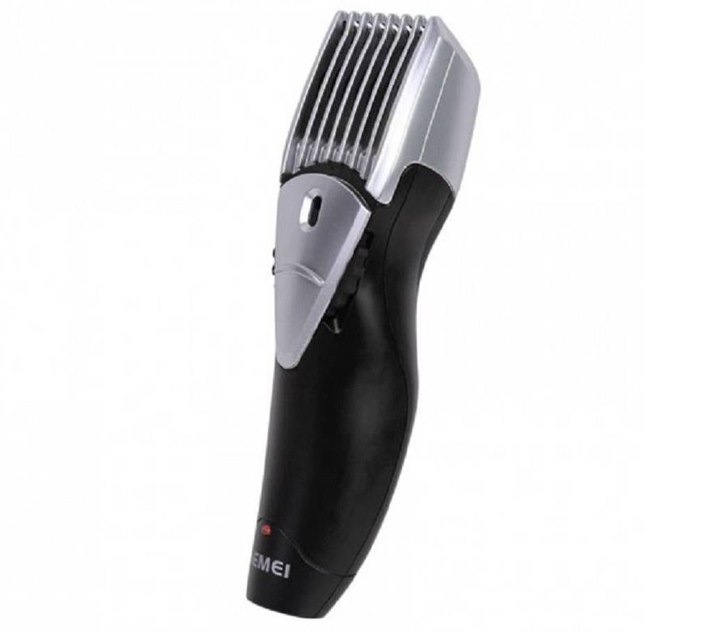 KM-3090 - Rechargeable Electric Hair Clipper and Trimmer - Black and Silver
