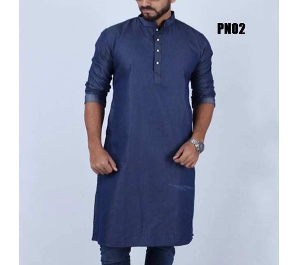 Soft Denim Panjabi