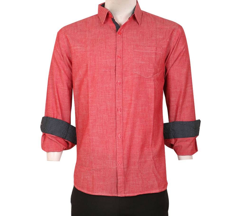 100% REMI COTTON SLIM FIT CASUAL FULL SLEEVE SHIRT