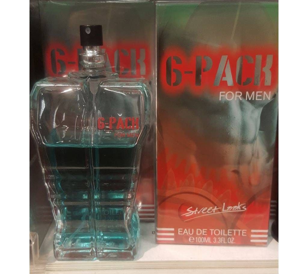 6-Pack Street looks Perfume for Men (France) 3.3oz