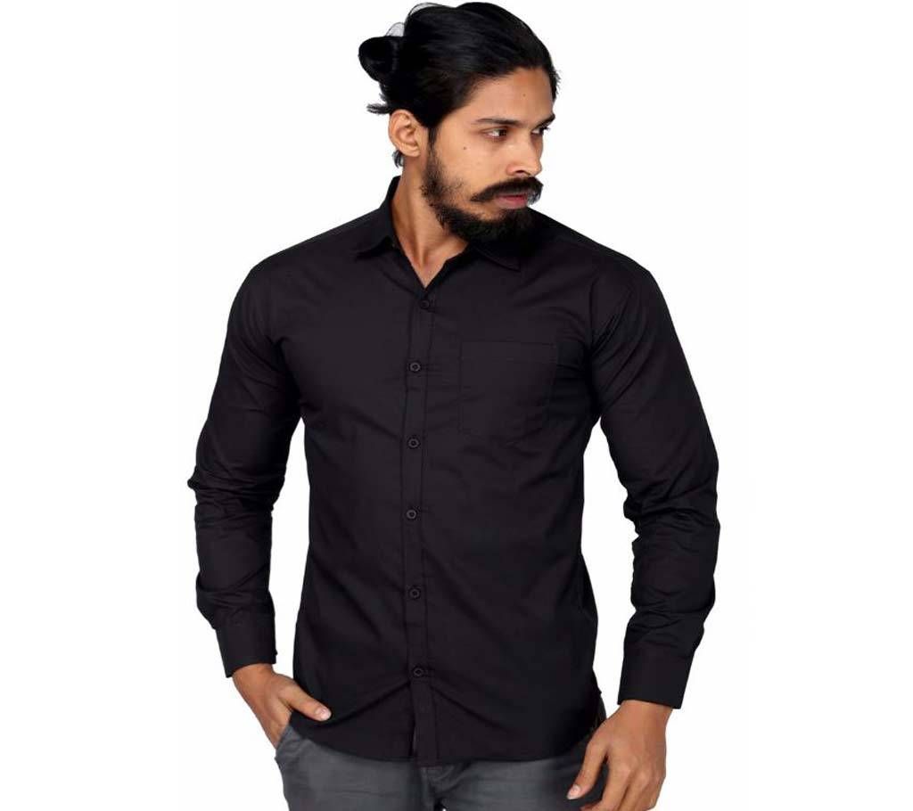 Trendy DUDE Style Formal - Black Shirt