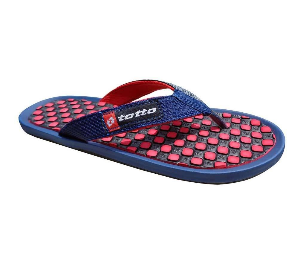 Red Bit Design Slipper Sandal for Men