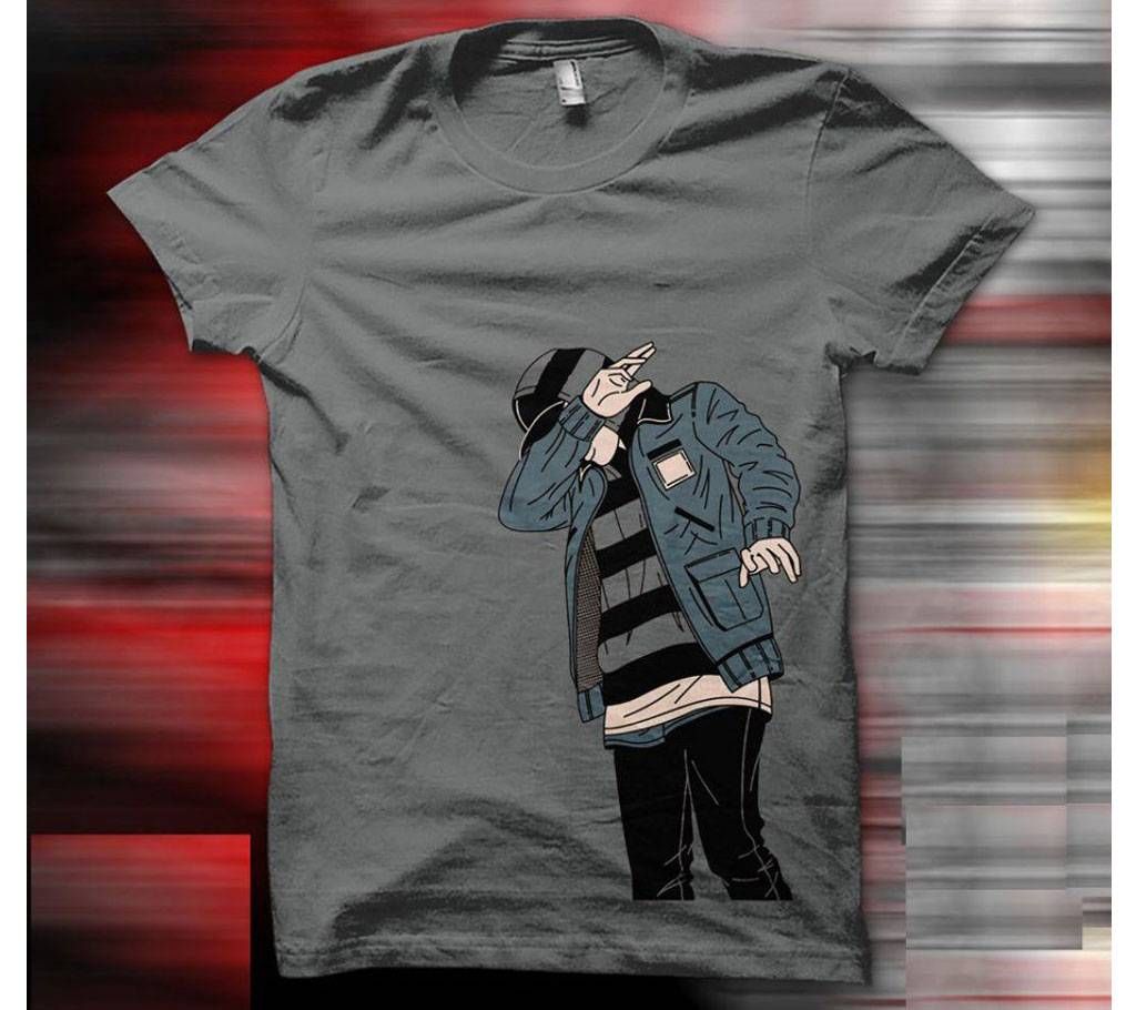 Dab Half Sleeve Cotton T-Shirt for Men