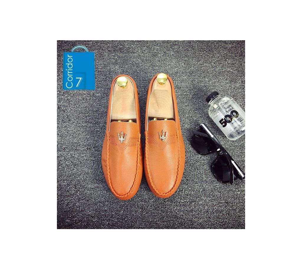 Orange Loafer for men