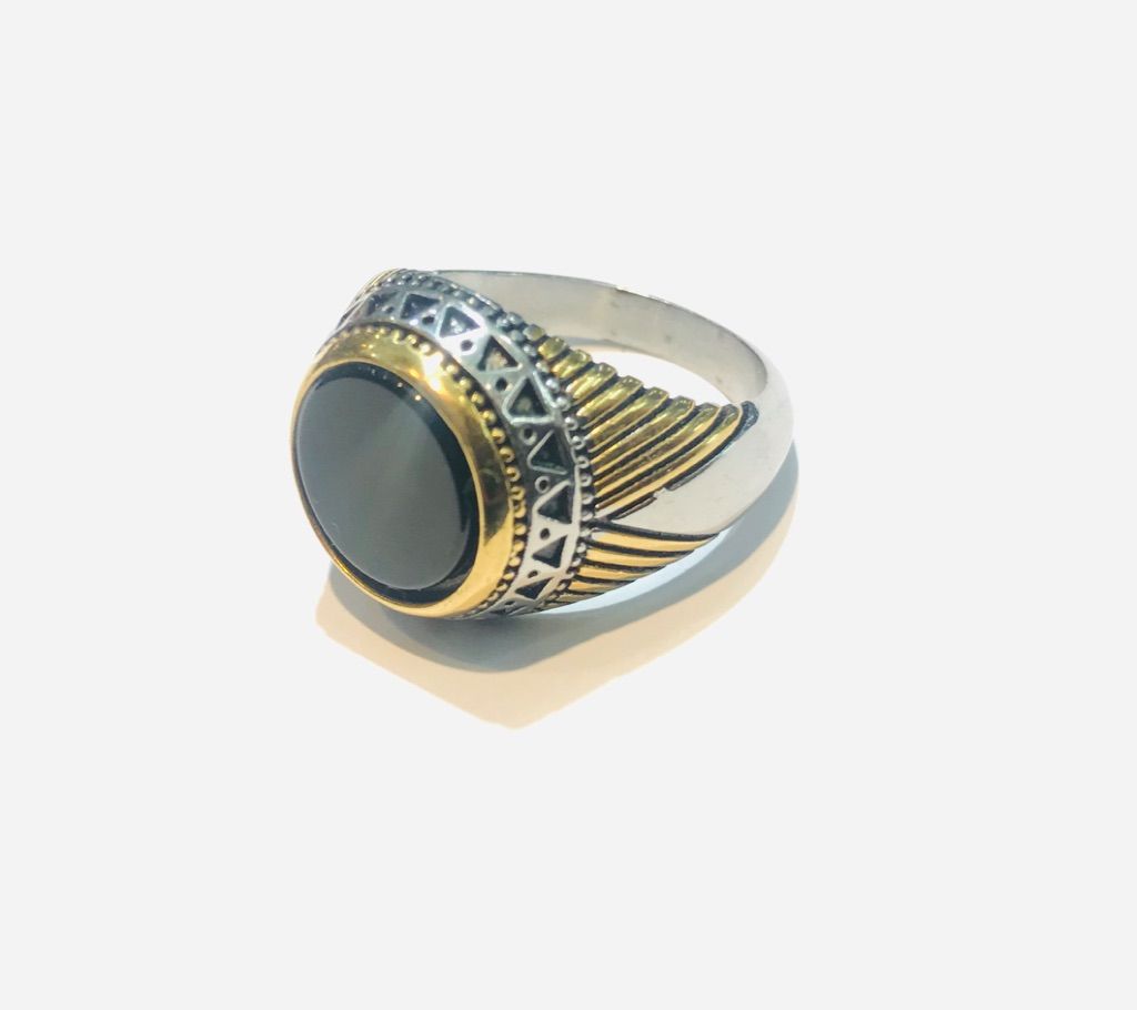 Black Akik gents ring