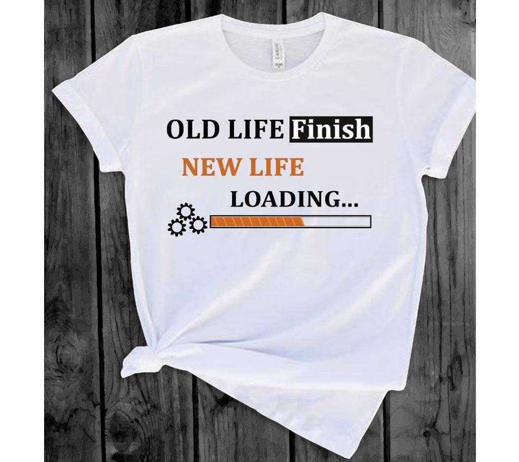 Mens Stylish T-shirt - 010 - Old Life Finished