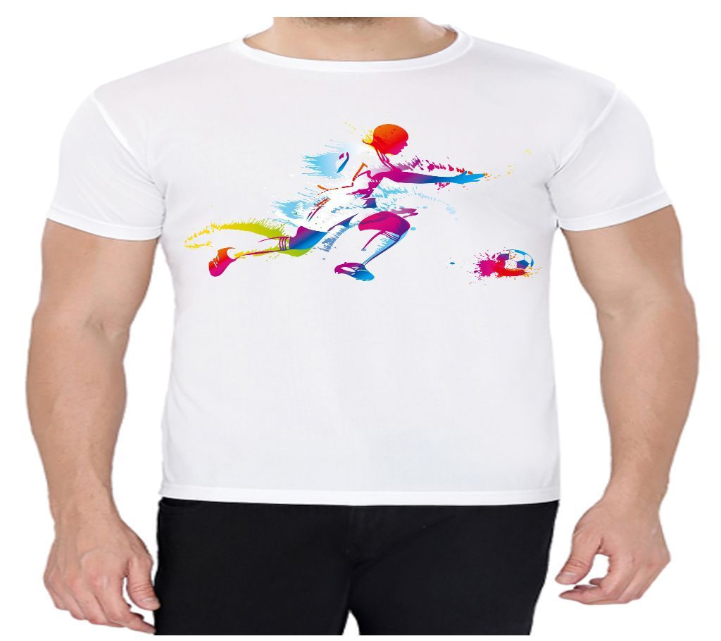 Colorful leg - Half Sleeve T-shirt For Men