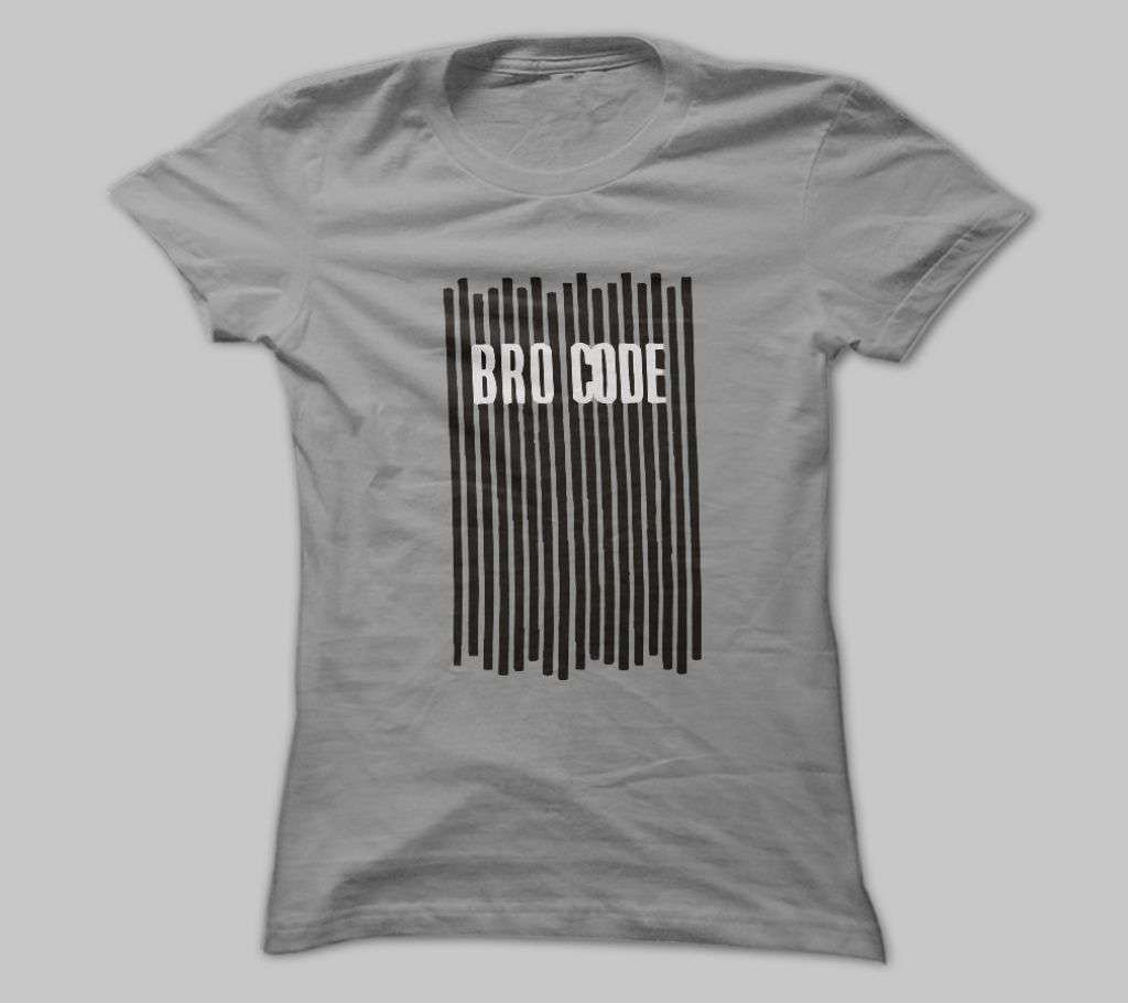 BRO CODE ASH COTTON TSHIRT FOR MEN