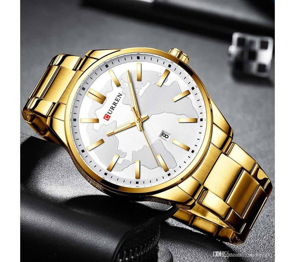 CURREN 8366 WATCH FOR MEN GOLDEN
